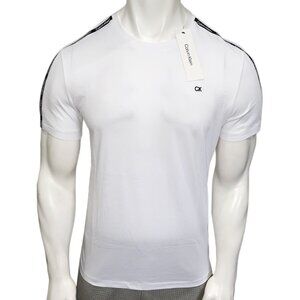 MSRP $54.99 NWT CALVIN KLEIN MEN'S WHITE CREW NECK SHORT SLEEVE T-SHIRT S M XL
